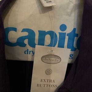 Talbots Deep Purple Blouse